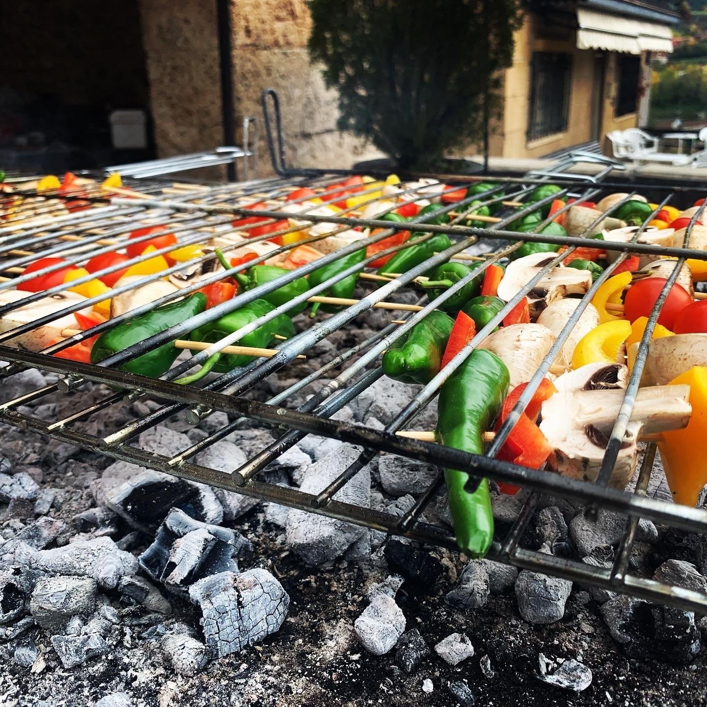 Brochetas a la parrilla