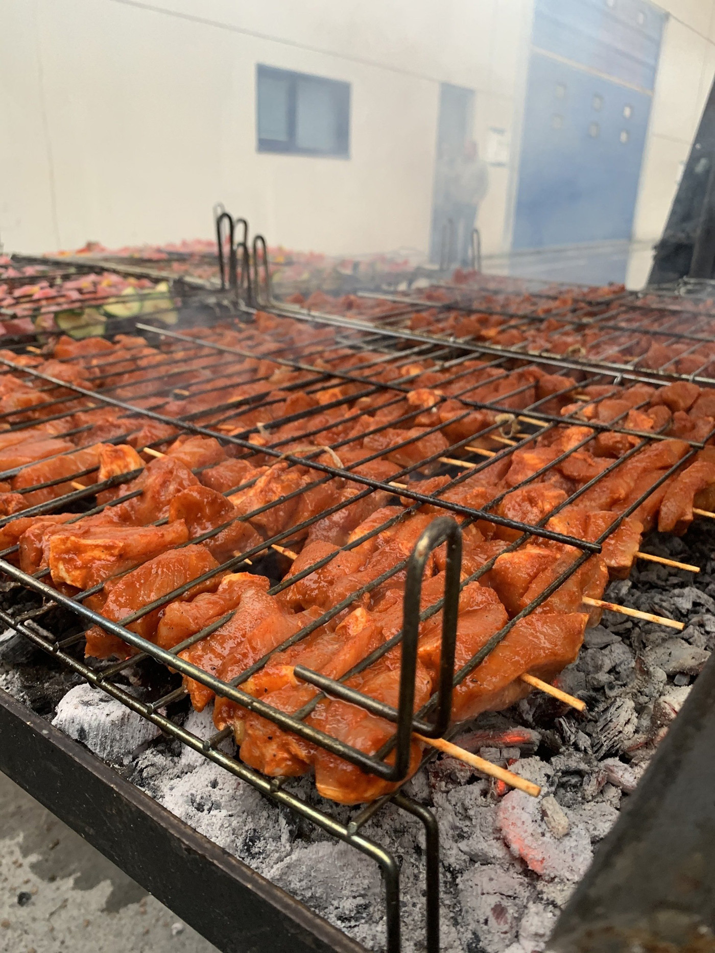 Pinchos morunos a la brasa