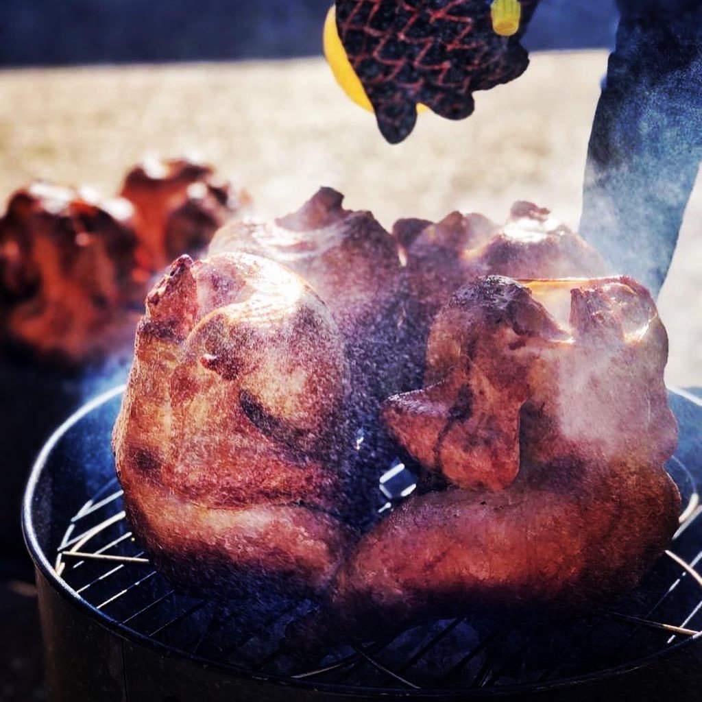 Pollo ahumado